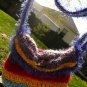 Fold over flap over crazy crochet bag!