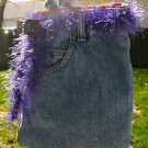 Jeans pocketed mini tote