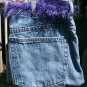 Jeans pocketed mini tote