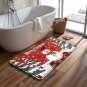 Christmas Kitchen Floor Mat - Washable Doormat for Home, Living Room & Bedroom