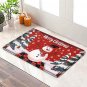 Christmas Kitchen Floor Mat - Washable Doormat for Home, Living Room & Bedroom