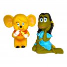 Mimoso Raton & Mafafa Musguito 5" soft plastic squeak toys Odisea Burbujas