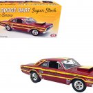 1968 Dodge Dart Super Stock #898 "Gene Snow" Red Metallic with Yellow Stripes Limited Edition