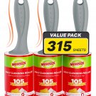 4X Extra Sticky Lint Roller for Pet Hair, Lint Rollers 315