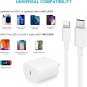 iPhone Fast Charger 3+3Pack 20W USB C Wall Charger with 6FT Fast Charging Cable