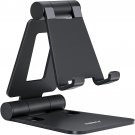 Dual Folding Cell Phone Stand, Fully Adjustable Foldable Desktop Phone Holder Cradle Dock