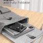 Dual Folding Cell Phone Stand, Fully Adjustable Foldable Desktop Phone Holder Cradle Dock