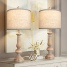 Damara Resin Touch Control Dimmable Table Lamp With USB (Set of 2)