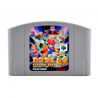 Custom Robo N64 Video Game Nintendo 64 Cartridge US NTSC English Version