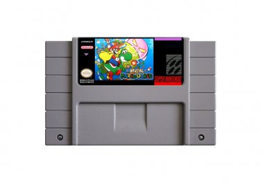 Brutal Mario SNES 16-Bit Video Game Cartridge Super Nintendo NTSC English