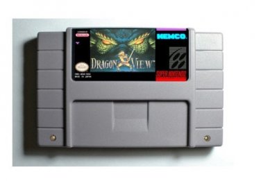 Dragon View SNES 16-Bit Video Game Cartridge Super Nintendo NTSC English