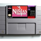 3 Ninjas Kick Back SNES 16-Bit Video Game Cartridge Super Nintendo NTSC English