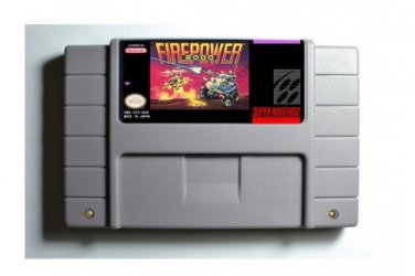 Firepower 2000 SNES 16-Bit Video Game Cartridge Super Nintendo NTSC English