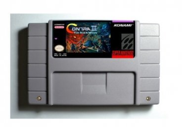 Contra III 3 The Alien Wars SNES 16-Bit Video Game Cartridge Super Nintendo NTSC English