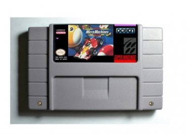 Micro Machines SNES 16-Bit Video Game Cartridge Super Nintendo NTSC English