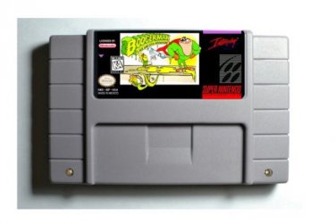 Boogerman A Pick and Flick Adventure SNES 16-Bit Video Game Cartridge Super Nintendo NTSC English