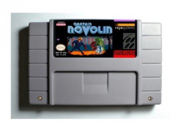 Captain Novolin SNES 16-Bit Video Game Cartridge Super Nintendo NTSC English