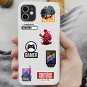 60 pcs Gaming Stickers Video Game Controller Decals for Laptop Phone Scrapbook 5.5 cm