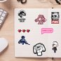 60 pcs Gaming Stickers Video Game Controller Decals for Laptop Phone Scrapbook 5.5 cm