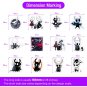 60 pcs Hollow Knight Stickers Video Game Decals for Laptop Phone Scrapbook 5.5 cm (on the long side)
