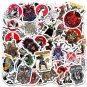 50 pcs Japanese Samurai Set A Stickers Decals for Laptop Phone Scrapbook 5.5 cm