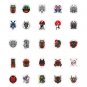 50 pcs Japanese Samurai Set B Stickers Decals for Laptop Phone Scrapbook 5.5 cm