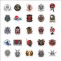 50 pcs Japanese Samurai Set C Stickers Decals for Laptop Phone Scrapbook 5.5 cm