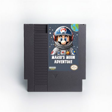 Mario's Moon Adventure NES 8-Bit Video Game Cartridge Nintendo NTSC English
