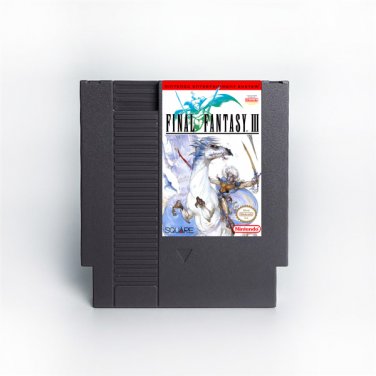 Final Fantasy III 3 NES 8-Bit Video Game Cartridge Nintendo NTSC English