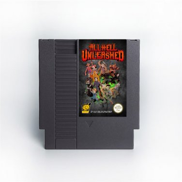 All Hell Unleashed NES 8-Bit Video Game Cartridge Nintendo NTSC English