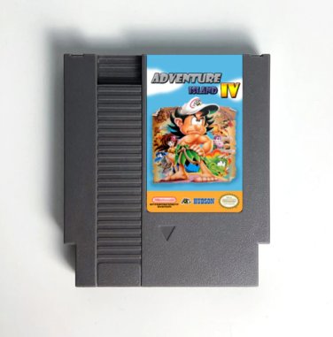 Adventure Island IV 4 NES 8-Bit Video Game Cartridge Nintendo NTSC English