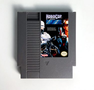 RoboCop Versus The Terminator NES 8-Bit Video Game Cartridge Nintendo NTSC English