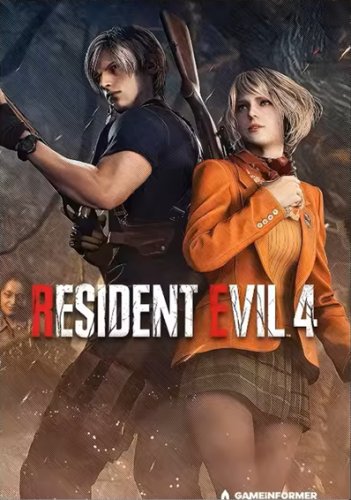 50x70cm Video Game Poster - Resident Evil 4 V1 on Cotton Canvas Fabric (No Frame)