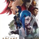 50x70cm Video Game Poster - Arcane League of Legends on Cotton Canvas Fabric (No Frame)