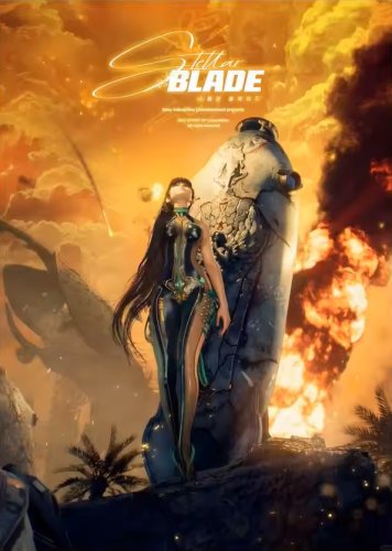 50x70cm Video Game Poster - Stellar Blade V2 on Cotton Canvas Fabric (No Frame)
