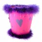Feathered trash can