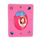 Hot pink and turquoise picture frame