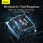 Baseus Bluetooth 5.1 USB Adapter - Audio Receiver & Transmitter for PC/Laptop, Multi-Device
