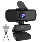 FIFINE 1440p Full HD Webcam with Microphone & Tripod, USB for Desktop/Laptop Streaming - K420