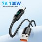 ESSAGER 66W/100W USB Type C Cable Fast Charging Data Cord for Huawei Samsung Xiaomi