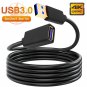 USB 3.0 Extension Cable 0.5m-3m for Smart TV, PS4, Xbox - Fast Data Sync & Transfer