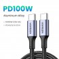 UGREEN 100W USB-C to USB-C Cable for MacBook, iPad, Samsung, Xiaomi &acirc;�� PD Fast Charge, 480Mbps