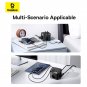 Baseus 30W GaN Power Strip with Surge Protection 3 AC Outlets & 4 USB Ports for iPhone & Tablets