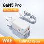 Baseus GaN5 Pro 65W USB-C Fast Charger QC 4.0 PD 3.0 Portable Charger for Laptops and Phones