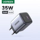 UGREEN 35W GaN Fast Charger PD3.0 QC3.0 Dual Port USB-C & USB-A Charger for iPhone 15 Pro Samsung UGREEN 35W GaN Fast Charger PD3.0 QC3.0 Dual Port USB-C & USB-A Charger for iPhone 15 Pro Samsung