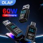OLAF USB 3.2 Digital Display Adapter 10Gbps USB-A to USB-C Fast Charging Data Transfer