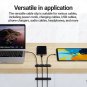 Adhesive Cable Holder Clips - Cord Organizer for Desktop, USB, and Power Cables