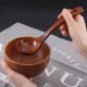 1PC Wooden Soup Spoon Long Handle Dessert Rice Soup Spoon Teaspoon Kitchen Accessories