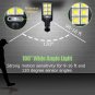 LED Solar Light Motion Sensor 3 Modes Flood Lamp Outdoor Street Wall Yard Garden