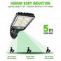 LED Solar Light Motion Sensor 3 Modes Flood Lamp Outdoor Street Wall Yard Garden